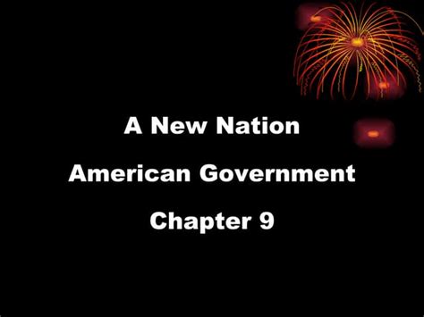 A New Nation Ppt