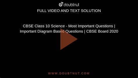 Cbse Class 10 Science Most Important Questions Important Diagram Based Questions Cbse