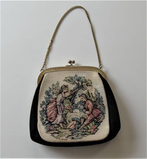 Vintage Tapestry Handbag X Shabby Etsy