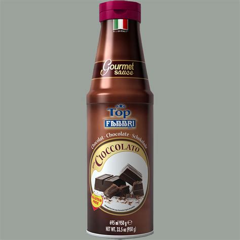 950 Gr Topping Al Gusto Cioccolato Salsa Dolce Gourmet Gelati Dessert