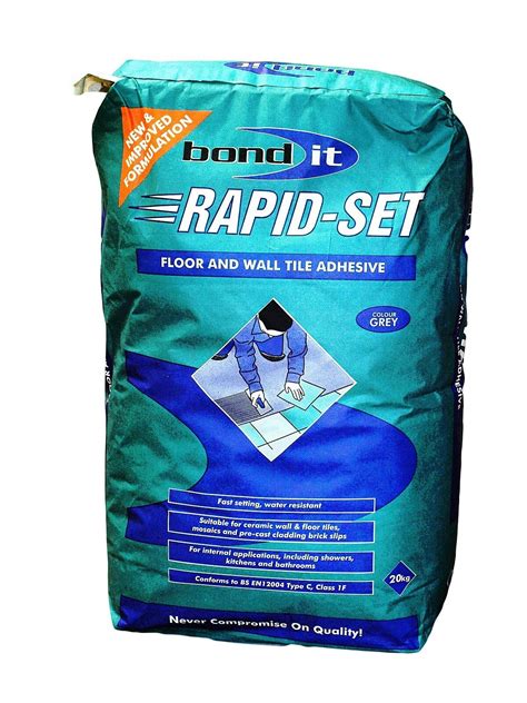 Rapid Set Fast Setting Water Resistant Ceramic Tile Adhesive For Walls