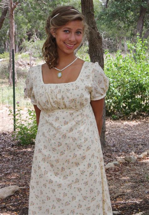 Regency Dress Jane Austen Gown Lizzie Bennet Emma Georgiana Elinor