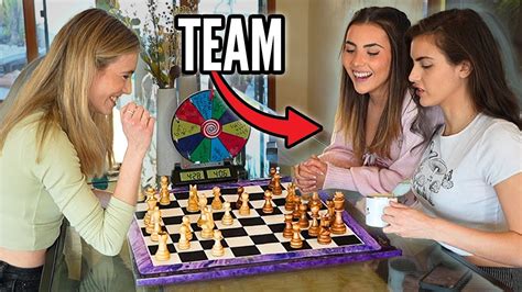 Chess But The Botez Sisters Team Up Against Me Youtube