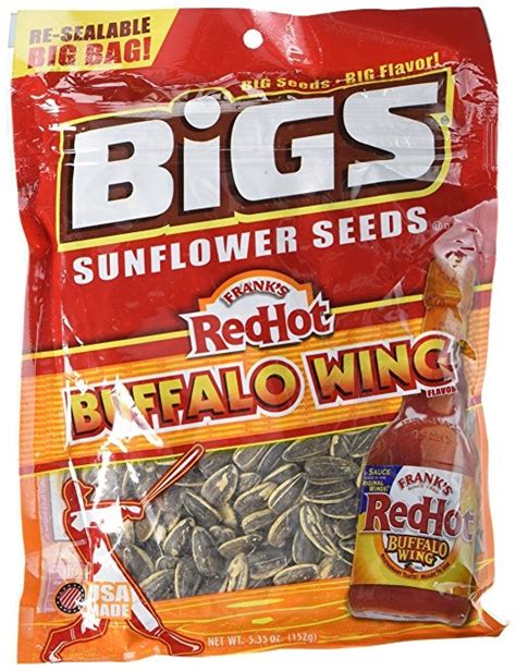 Bigs Sunflower Seeds Frank S Red Hot Buffalo Wing Sunflower Seeds