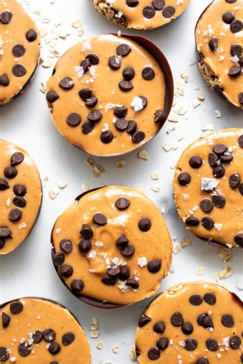 No-Bake Peanut Butter Oat Cups - Fit Foodie Finds