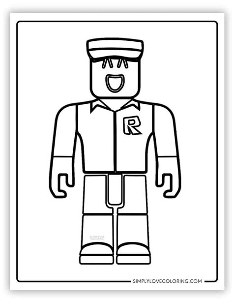 34 Roblox Coloring Pages Free Pdf Printables Simply Love Coloring