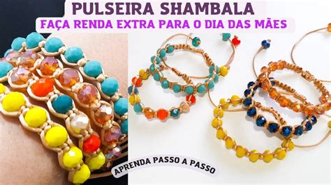 COMO FAZER PULSEIRA DE CRISTAIS Pulseira Shambala PASSO A PASSO