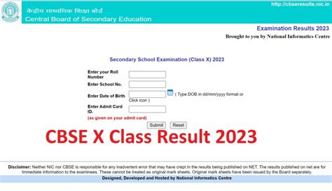 Cbse Class 10th Result 2023 Out X Class Marksheet Pdf Download