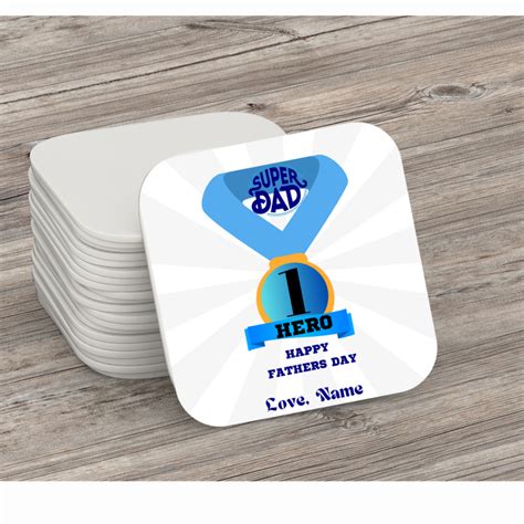 Super Dad Hero Coaster Kosmoscents