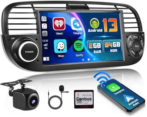 Podofo Autoradio G Din Per Fiat Con Wireless Apple