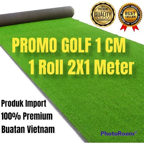 Jual Karpet Rumput Sintetis Ukuran M X M Tipe Golf Tebal Cm