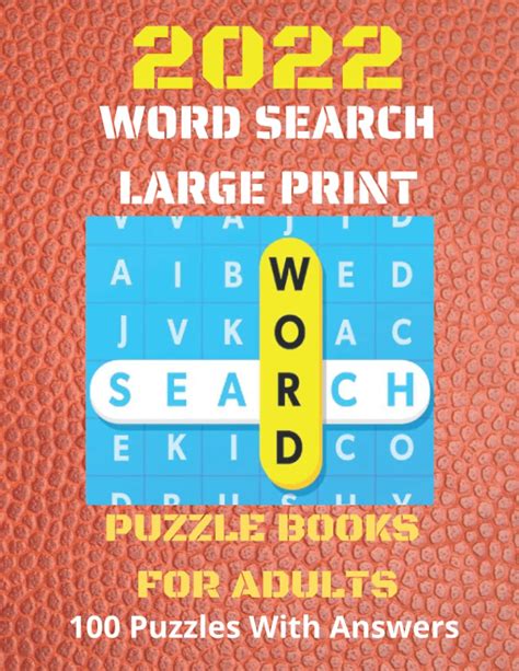 Buy Word Search Adults 2022 Large Print Puzzle Books For Adults 100