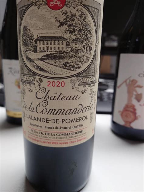 2021 Château de la Commanderie Lalande de Pomerol France Bordeaux