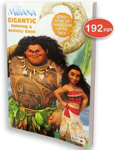 Disney Moana Libro Para Colorear Y Actividades Con Pegatin En Venta