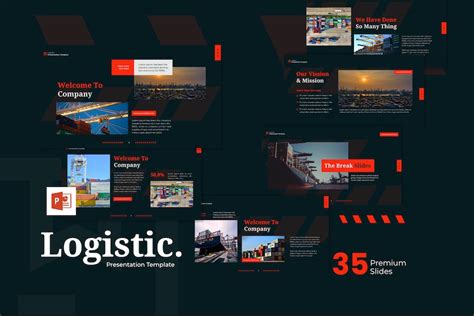 Logistic Powerpoint Template Incl Logistic And Import Envato Elements