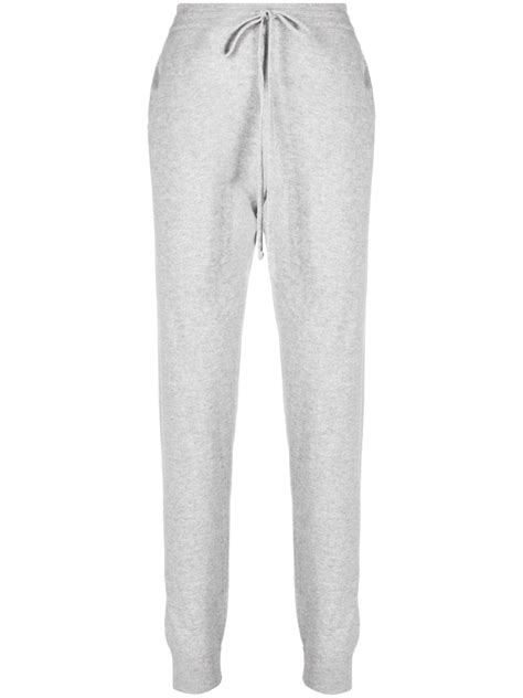 Teddy Cashmere Milano Cashmere Track Pants Grey Farfetch Be