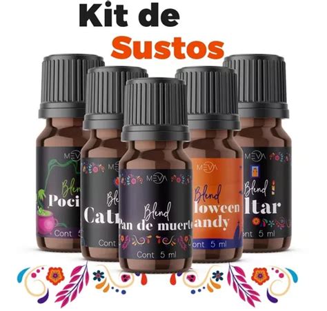 Paquete De Esencias Difusor Mezcla Especial Aromaterapia Meses Sin