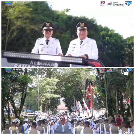 Drumband Ipdn Sulut Tampil Sempurna Di Hut Minut Ke Bupati Joune