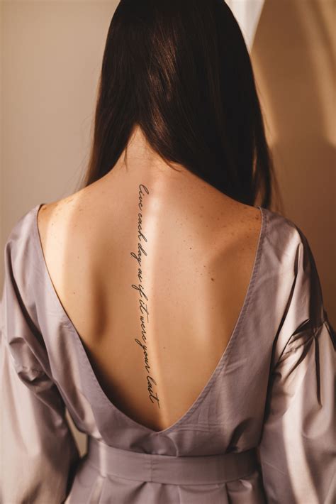 Spine Tattoo