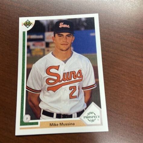 1991 Upper Deck MIKE MUSSINA Rookie Card 65 New York Yankees Orioles 1