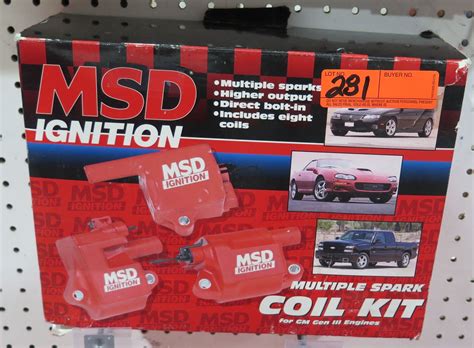 Msd Ignition 82468 Coil Kit 8 Pack Gm 8 Cylinders 60l Ls Late Model Coil