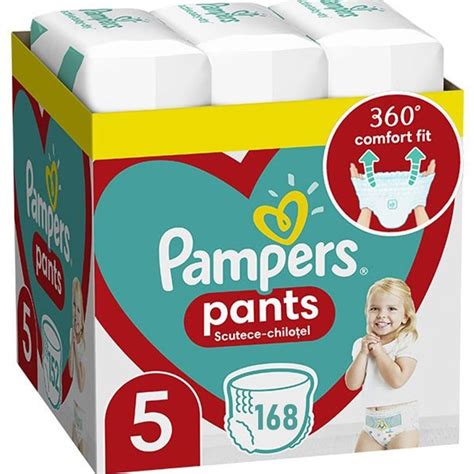 Scutece Chilotel Pampers Pants Ultra Box Marimea 5 12 17 Kg 168 Buc