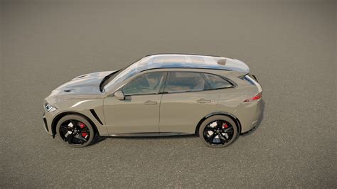 Jaguar F-Pace SVR 2023 3D Model by AlphaGroup