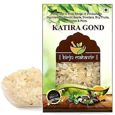 Brijbooti Gond Katira Pure Organic Edible Gum Gr Tragacanth Gum