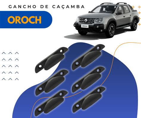 Gancho De Ca Amba Renault Duster Oroch Rei Das Capotas