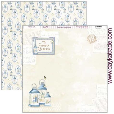 Producto Papel Scrap Dayka Scp Comunion Ni A Artenubis