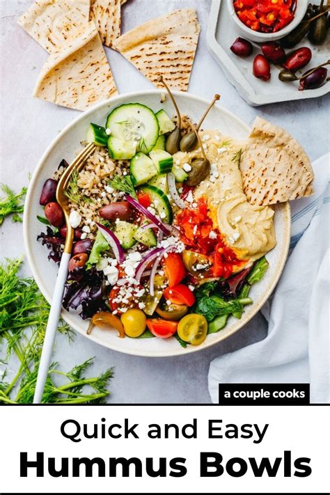 Quick Hummus Bowls – A Couple Cooks