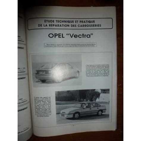 RTA Revue Technique Carrosserie OPEL VECTRA 2 Et 3 Volumes