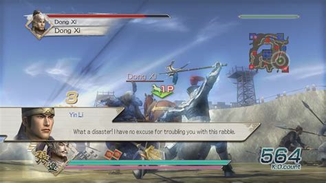 Dynasty Warriors Zhang Liao Free Mode Chaos Difficulty Battle