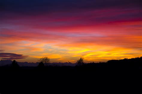 Sunset alps panorama Free Photo Download | FreeImages