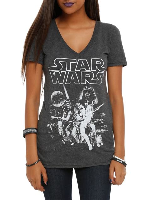 Star Wars Poster Girls T Shirt Girls Tshirts Womens Disney Shirts Star Wars Fashion