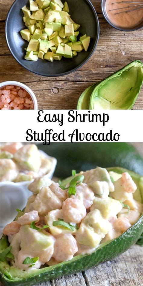 Easy Shrimp Stuffed Avocado An Italian In My Kitchen