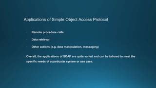 Simple Object Access Protocol Soap Pptx