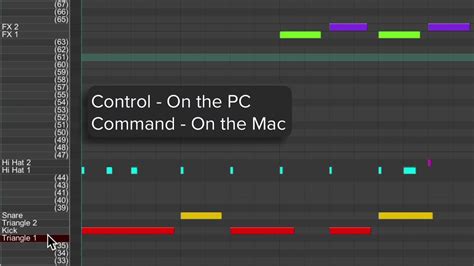 Midi Editor Named Notes View In Reaper Youtube