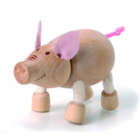 Игрушка «Хрюшка» Wooden Animal Toys, Wood Toys, Pet Toys, Kids Toys ...