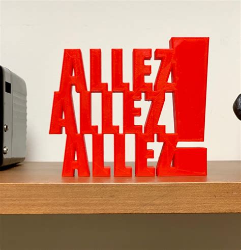 Liverpool 3d Sign Allez Allez Allez Etsy