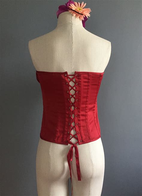 Xs 90s Corset Vintage Strapless Corset Top Sexy Lingerie Etsy