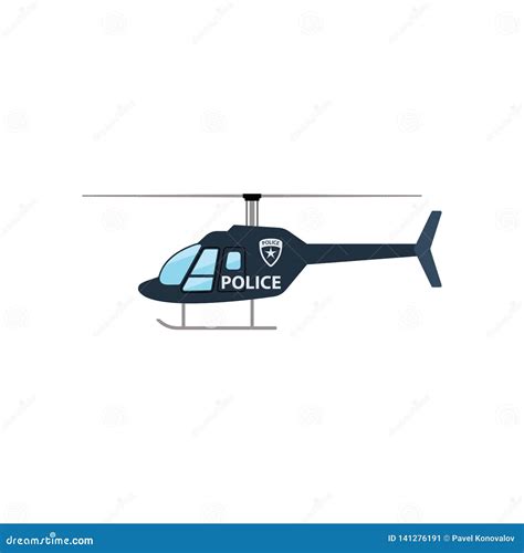 Icono Del Helic Ptero Policial Ilustraci N Del Vector Ilustraci N De