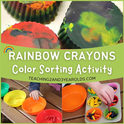 How to Learn Colors While Making Rainbow Crayons