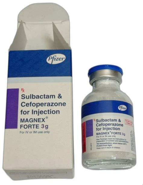 Sulbactam Cefoperazome Magnex Forte 3gm At 2999 Piece