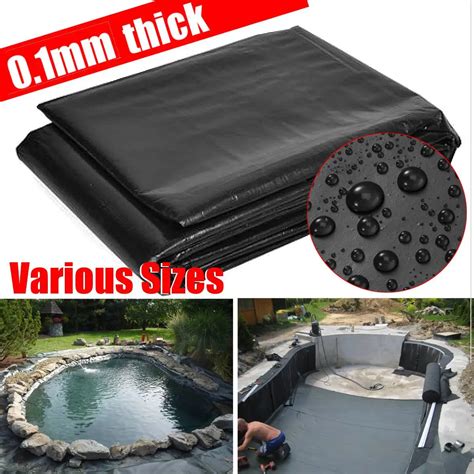 Sizes Thicken Waterproof Liner Film Fish Pond Liner Garden Pool