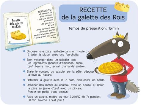 La Recette De La Galette Des Rois Avec Le Loup Auzou Cuisine