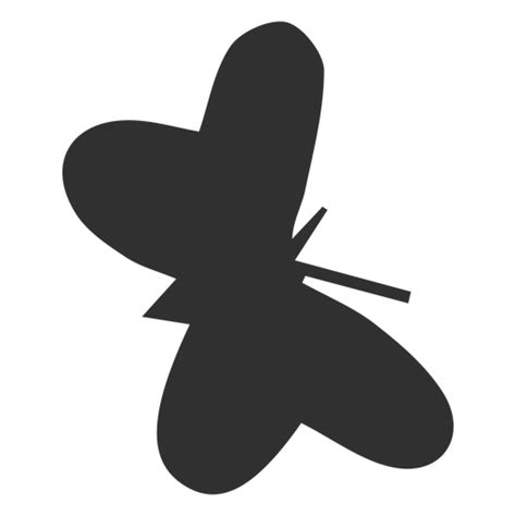 Dise O Png Y Svg De Silueta De Vuelo De Mariposa Simplista Para Camisetas