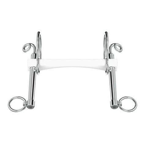 Lot De Mors Swales Pour Cheval Avec Canon Droit Double Brisure