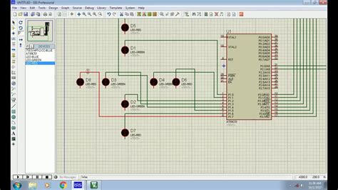 Traffic Light Controller Using 8051 Circuit Diagram Traffic