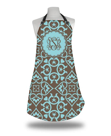 Custom Floral Apron W Monogram Youcustomizeit